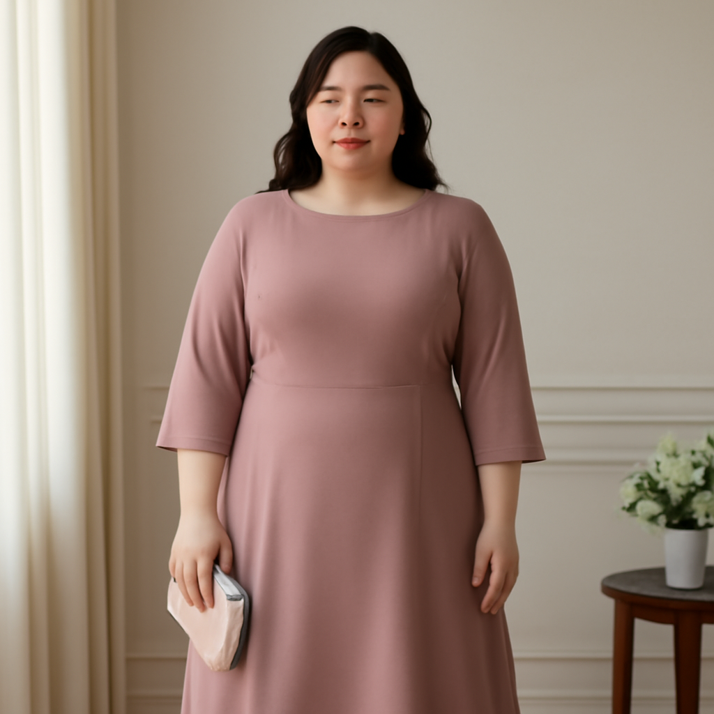 여성빅사이즈하객룩 대표 이미지